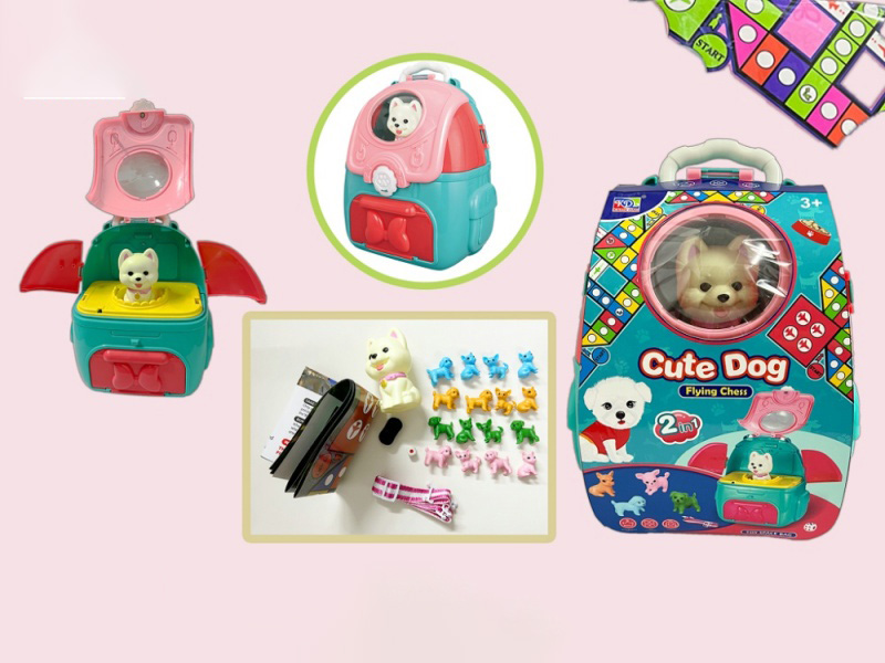 Dog Flying Chess Backpack