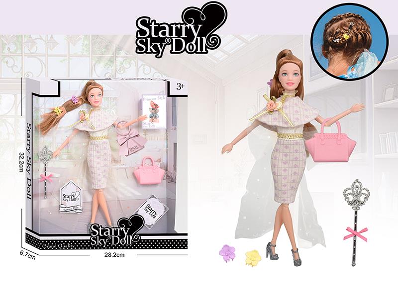Chanel's Style Series 11.5 Inch 11-Joints Fashion Doll With Hair Clip, Magic Stick, Handbag