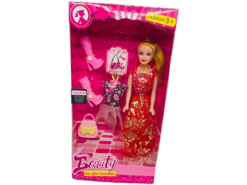 11-Inch Empty Body Doll With Shoe Bag And Skirt