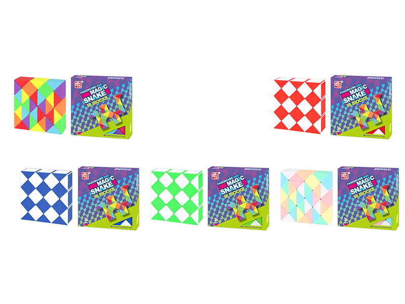 36 Blocks Rubik's Snake