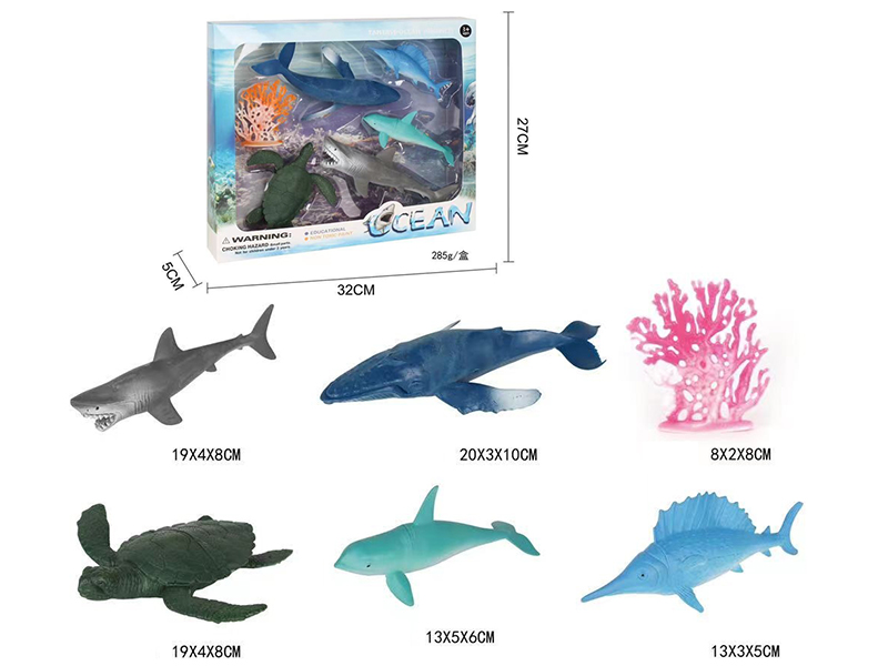 Sea Animal Set 6PCS