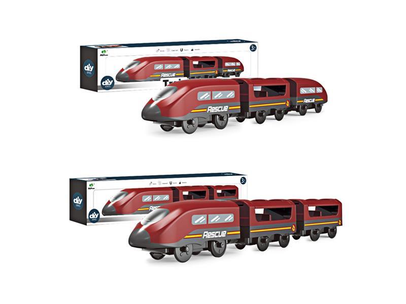 B/O Fire Truck + Carriage (Three)