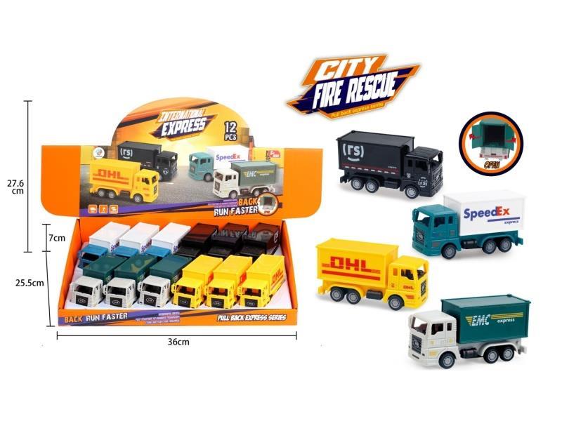 Hui Ai Simulation Express Truck Four Mixed (12 Zhuang)