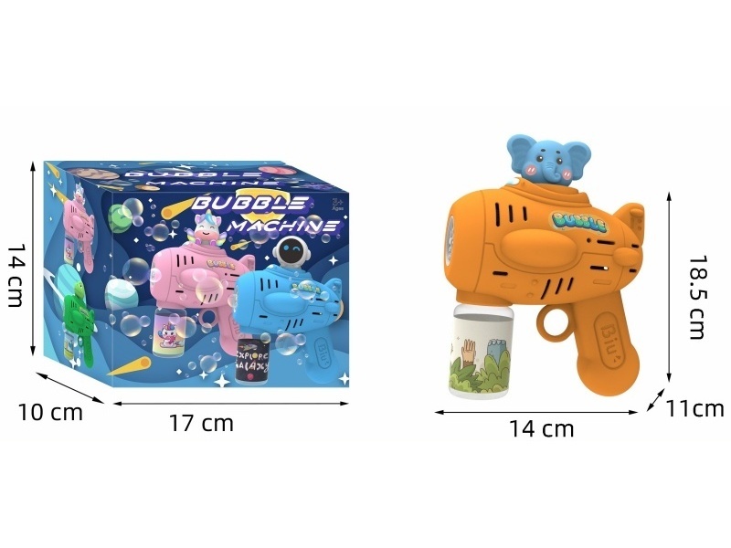 Elephant Multi-Hole Light Automatic Bubble Gun