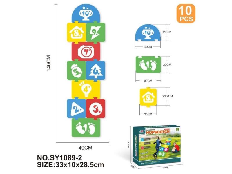 EVA Hopscotch Floor Game (10PCS)