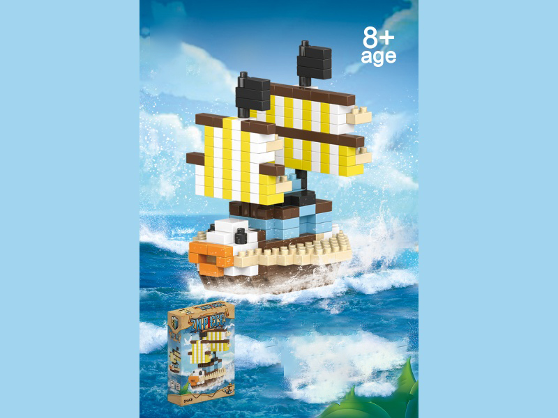 Pirate Ship Series Sea Restaurant Building Blocks 306PCS