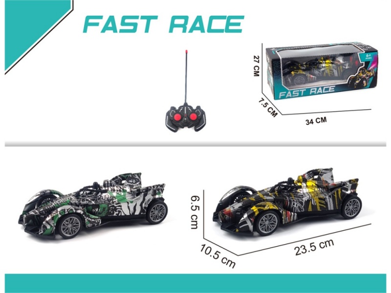 4-Channel  Remote Control Graffiti Equation Racing