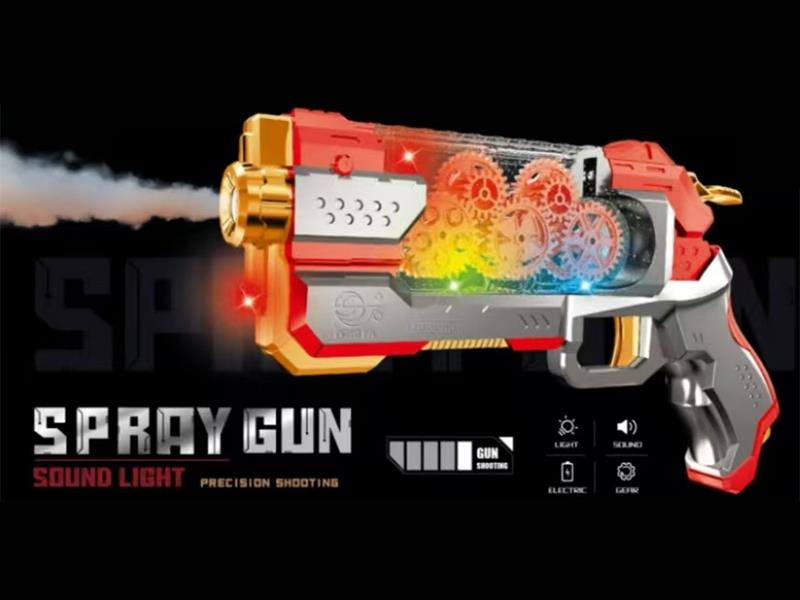 Electrofacing Spray Gun With Sound And Lights