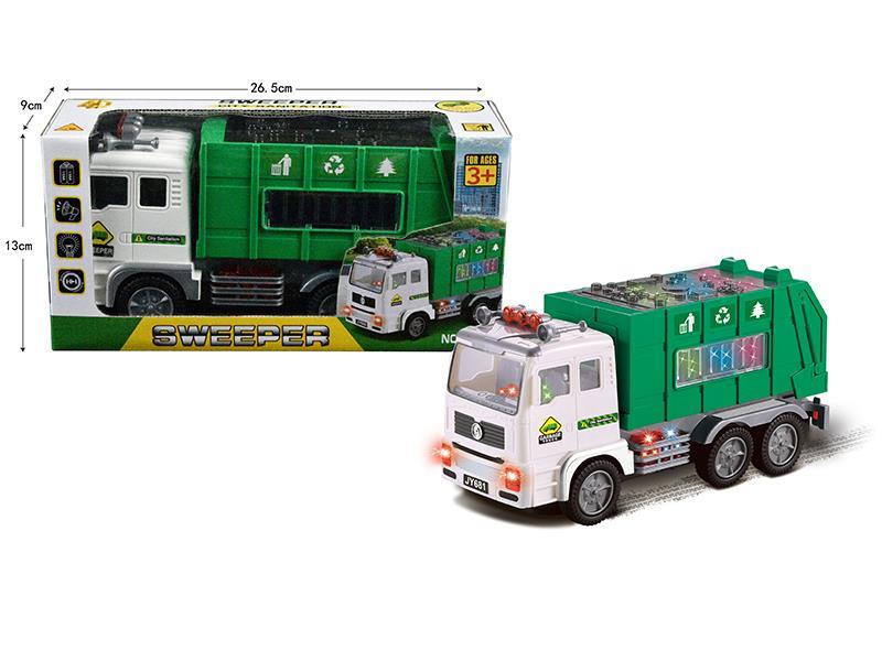 B/O Go And Bump Garbage Truck With Light And Music