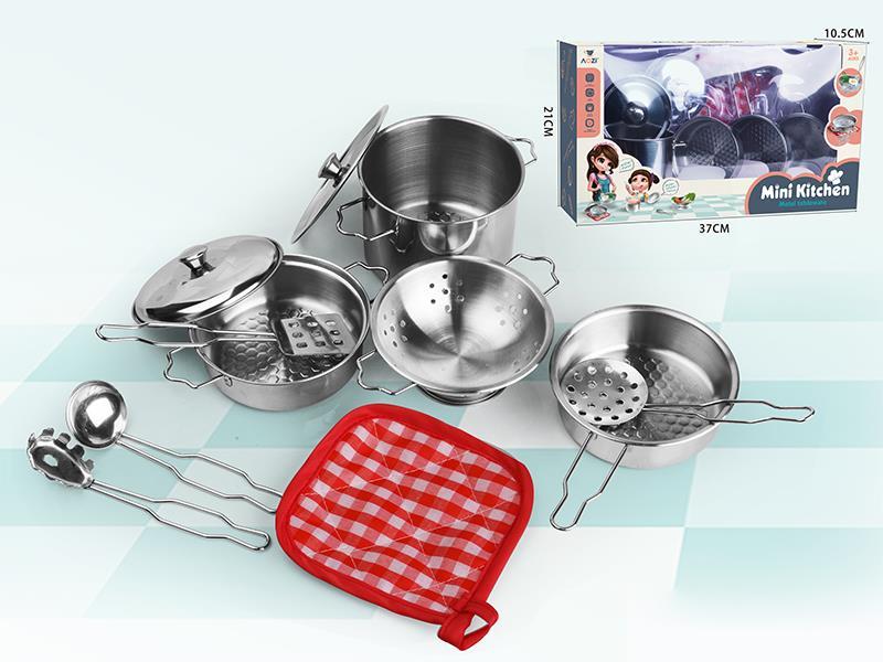 11PCS Stainless Steel Tableware