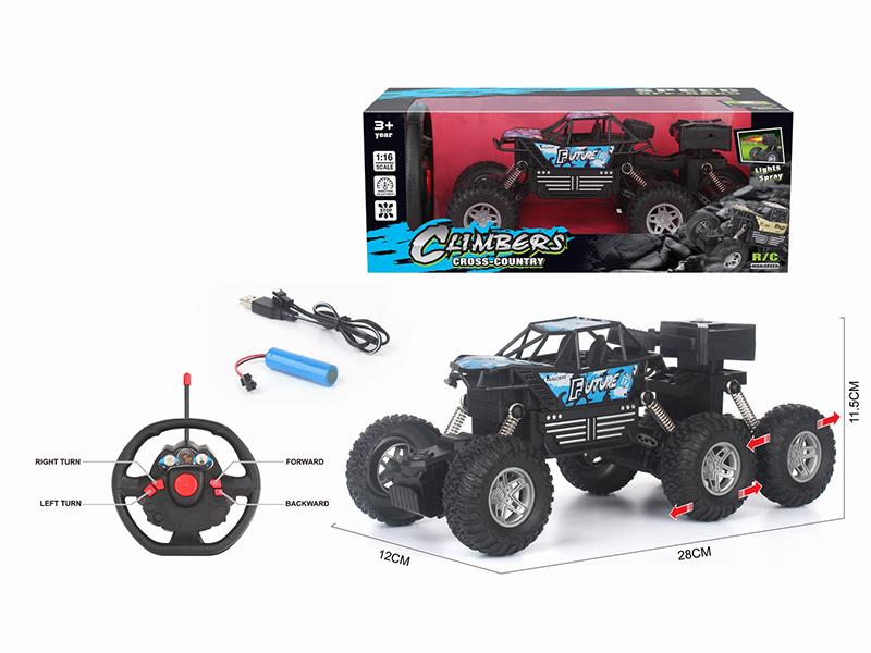 1:16 Remote Control 6-Wheel Climbing Off Road Vehicle