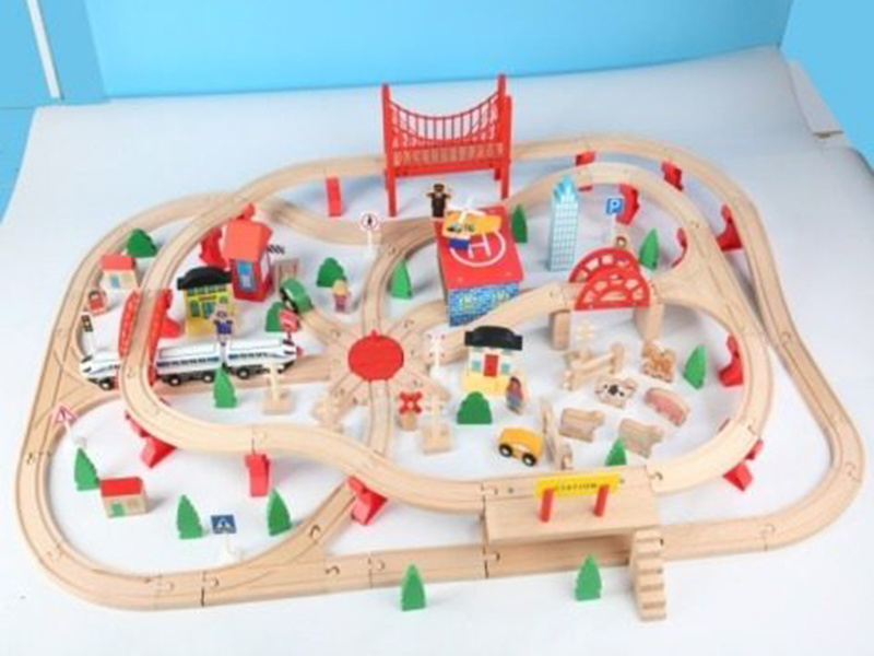 Wooden Track Toy 120PCS