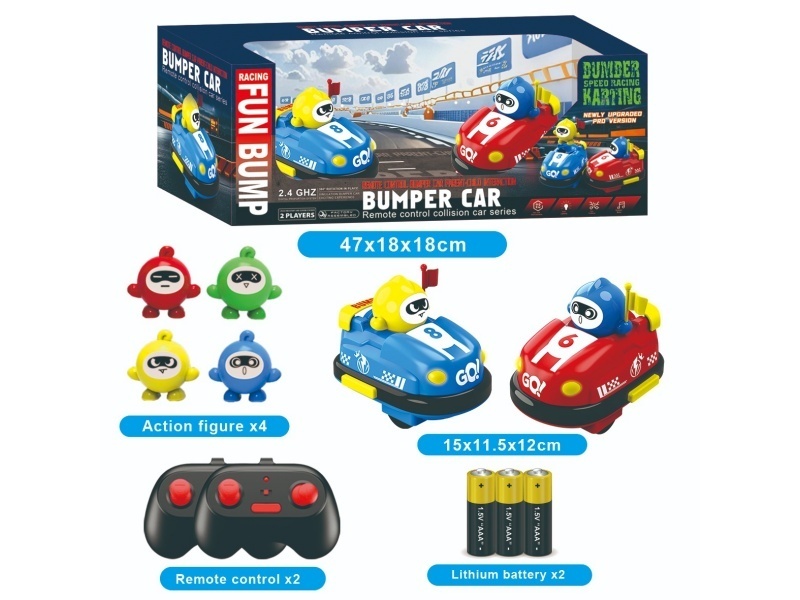 2.4G Remote Control Bumper Car With Regular Battery Version