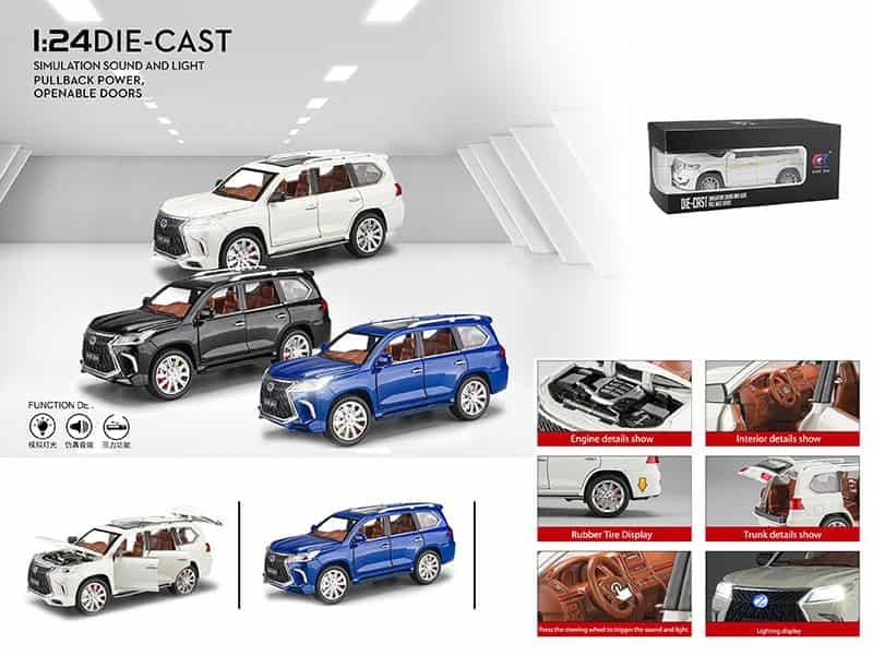 1:24 Lexus LX570 Alloy Car Model
