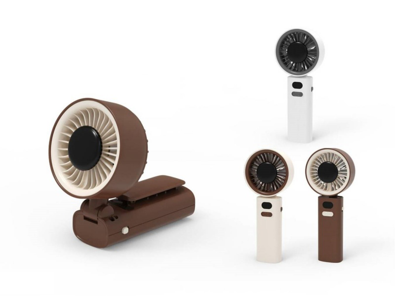 Usb Charging Clip Handheld Small Fan (2400 Mah)