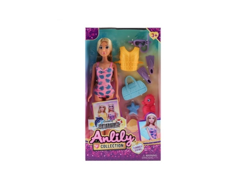 11.5-Inch Solid Doll (Brown Skin Color)