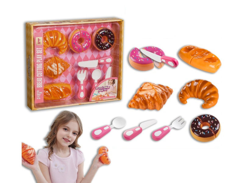 "House Play Bread Tableware, Cheele Color Box, Window Box.
