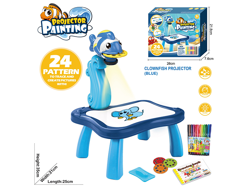 Blue Fish Projection Drawing Board(Small Package)