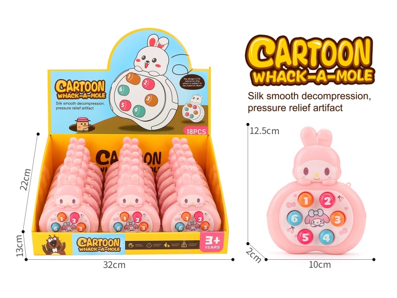 Melody Whack A Mole Game Machine 18PCS