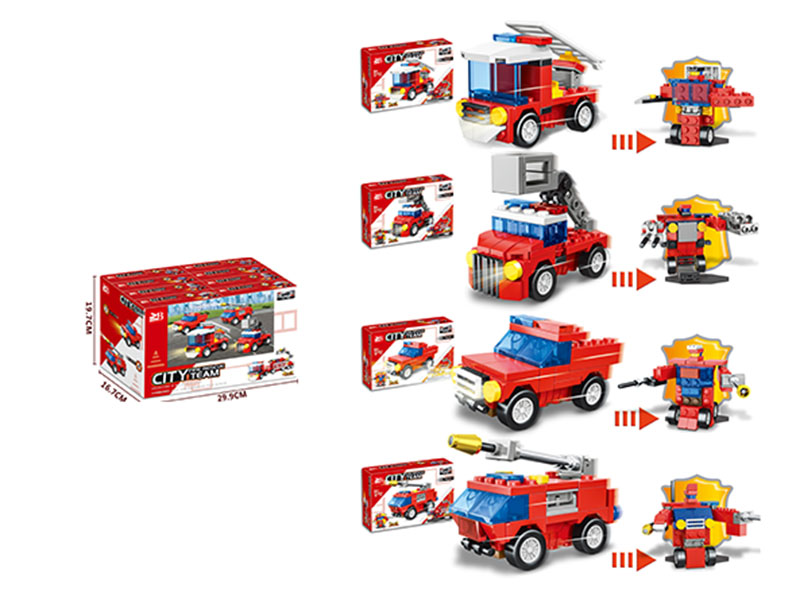 Building Blocks: 4 Models Of Firefighting Spring-Loaded Cars