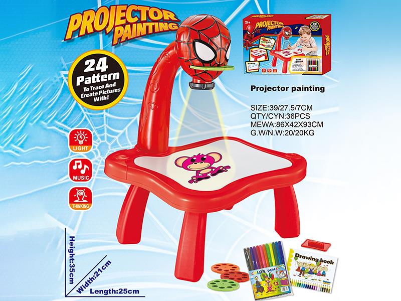 Spider-Man Projection Drawing Board(With Music)