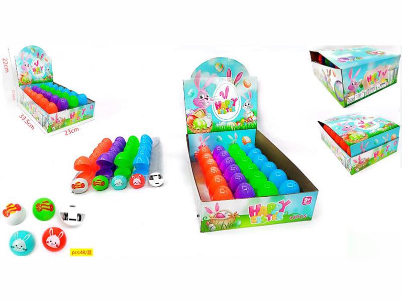 Easter Egg Packing Half Ball Shape Pull Back Cars 48pcs