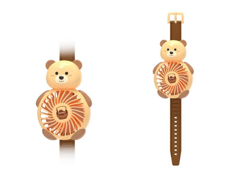 Usb Charging (Bear) Watch Small Fan