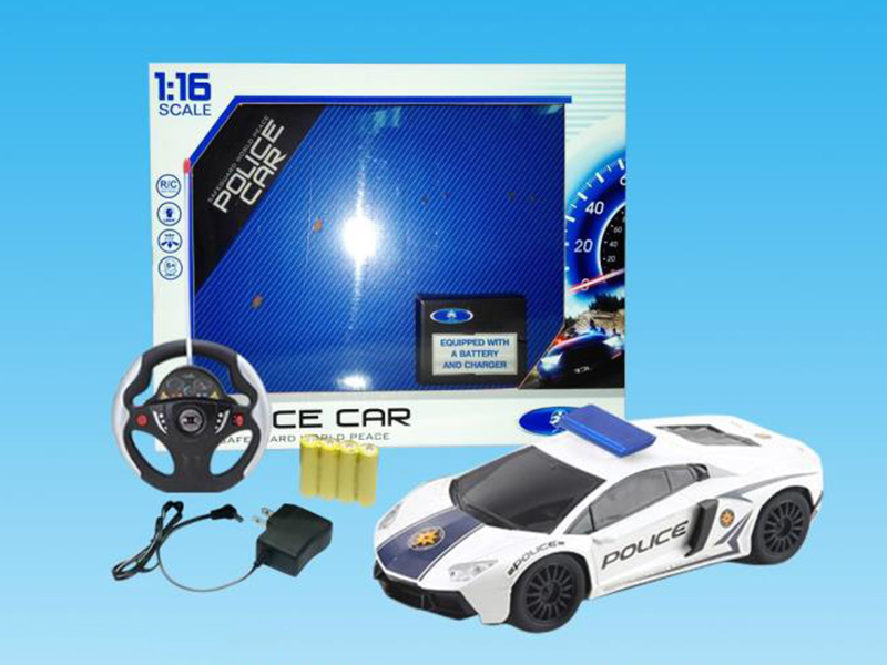 1:16 Lamborghini 4-Channel Remote Control Police Car