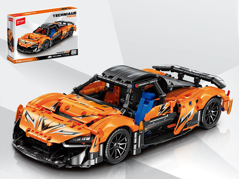 1:14 Famous Car Building Blocks 869PCS