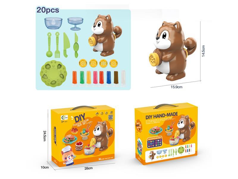 Squirrel Colored Mud Noodle Machine