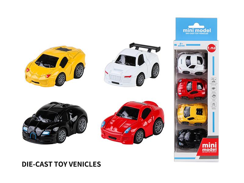 Mini Pull Back Alloy Racing Cars