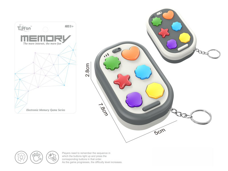 Key Mobile Phone Six-Key (2-Color Mixed Pack)