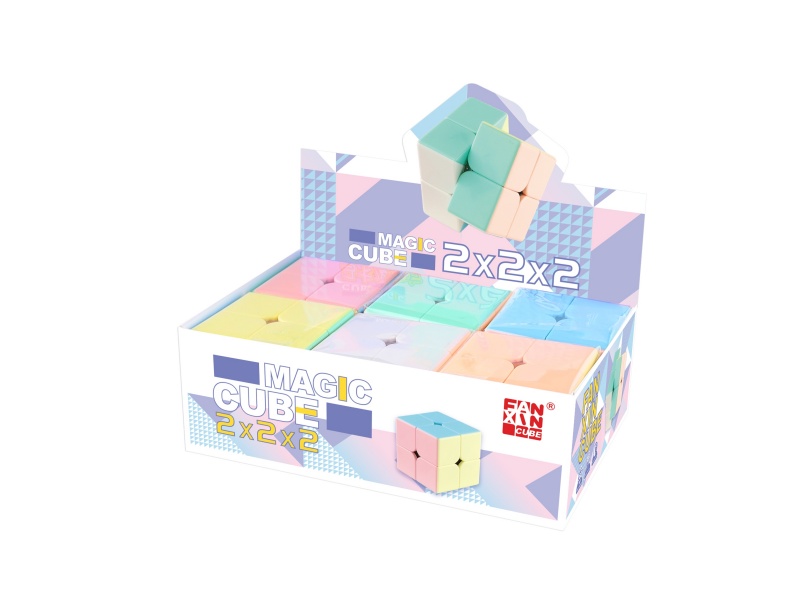 2×2×2 Macaron Color Rubik's Cube 6pcs