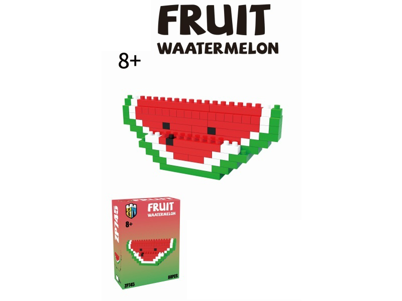 Watermelon Building Block Fruit Series 88PCS
