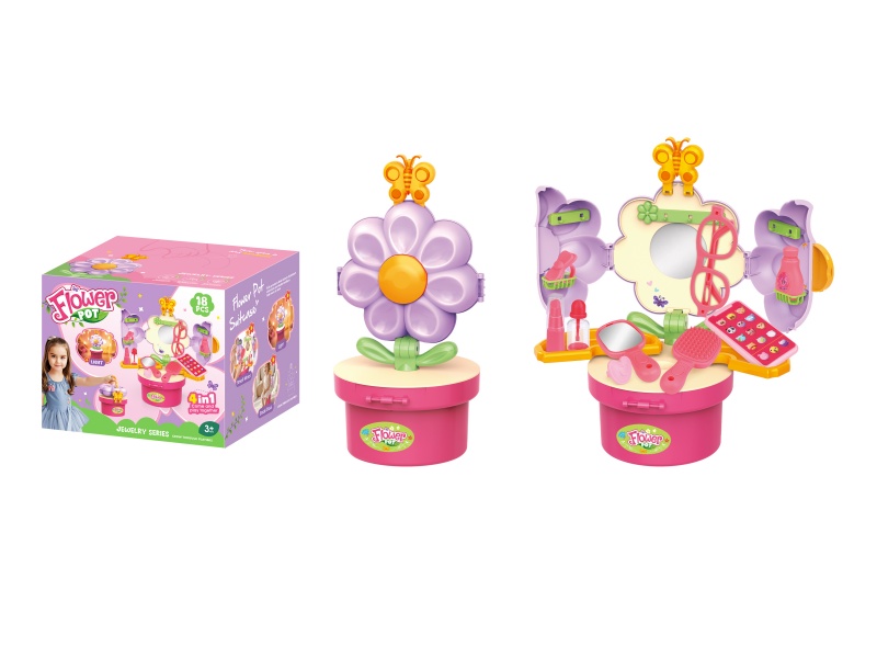 Luminous 4-In-1 Accessory Dressing Flower Stand