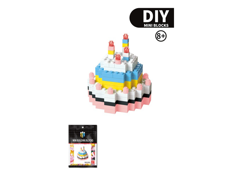 Food Series - 158 PCS Of Cake Building Blocks