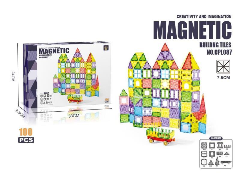 7.5CM Diamond-Faced Magnetic Sheet, 100 PCS