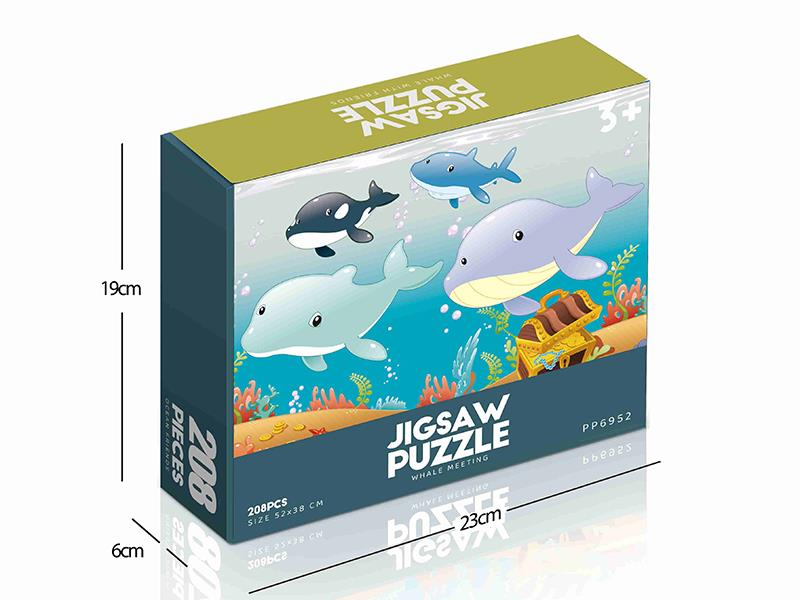 208pcs Jigsaw Puzzle - Whale Meeting