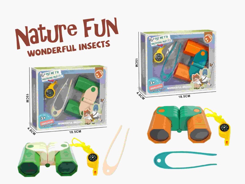 Science and Education Telescope Compass Whistle Set