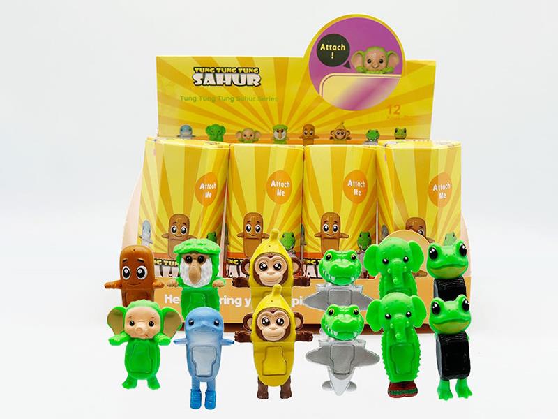 Tung Tung Tung Sahur Decorative Mini Figures 12pcs