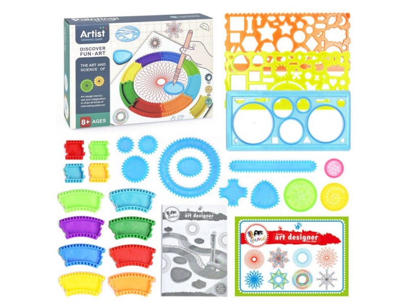 DIY Gear Design Ruler Set 28pcs