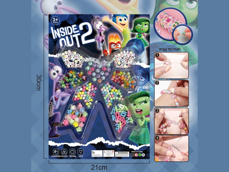 Inside Out Diy Beaded Jewelry Bow With Multiple Colors And 2 Strings