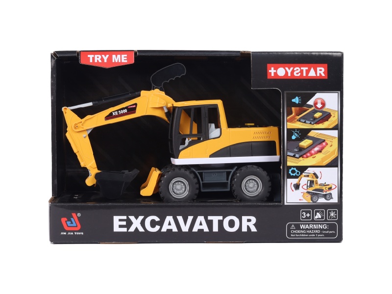 1:14 Excavator (Sound, Light, Multi-Functional)