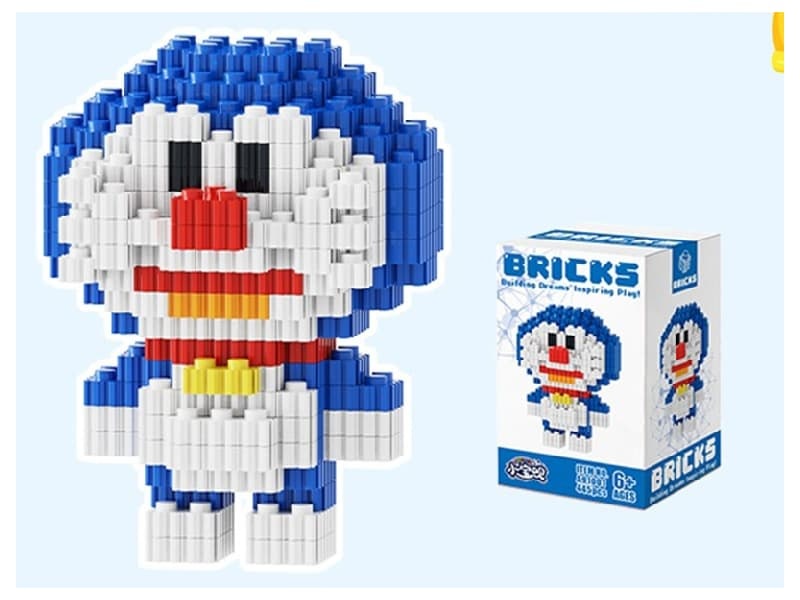 Blue Fat Building Blocks 445Pcs