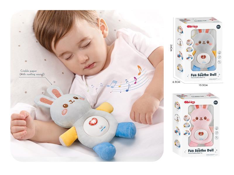 Soothing Rabbit Doll With Sound And Light