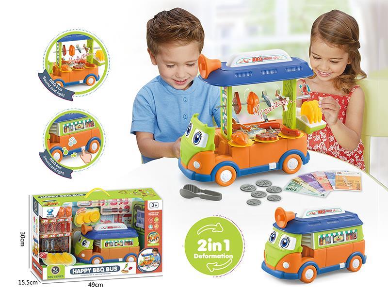 2 In 1 Transformation BBQ Bus