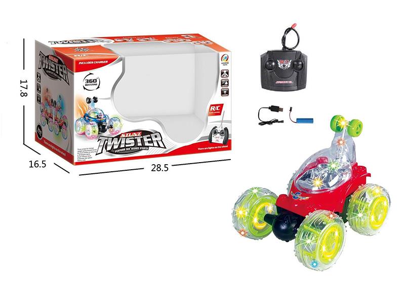 4 Channel Remote Control Stunt Car(Included Batteries)