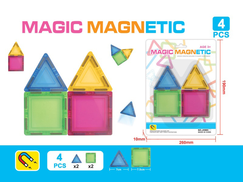 Magnetic Building Blocks(4pcs)
