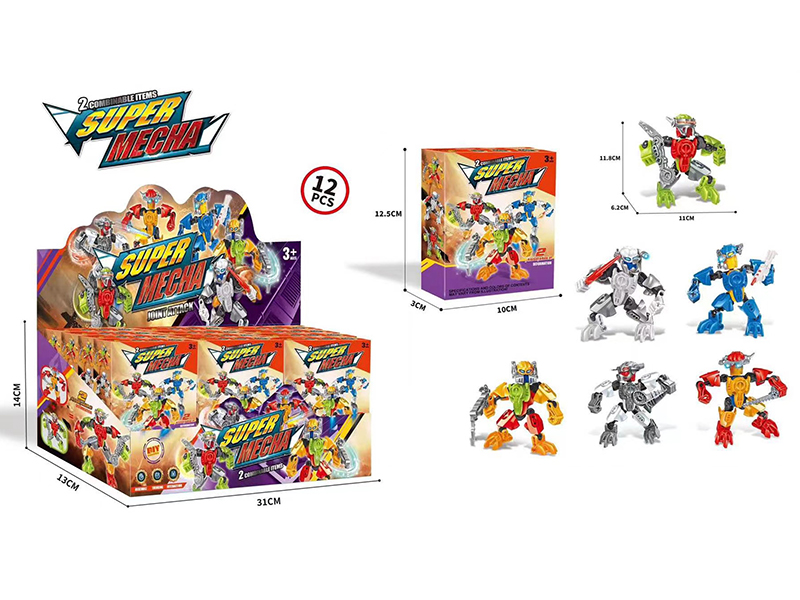 DIY Building Blocks Robots 12pcs