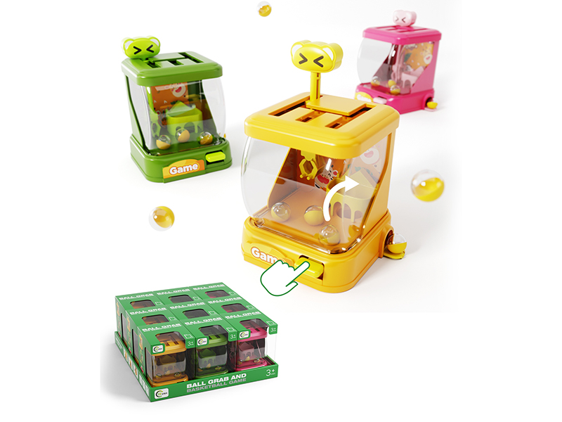 Ball Grab And Basketball Game 2 In 1(9PCS)